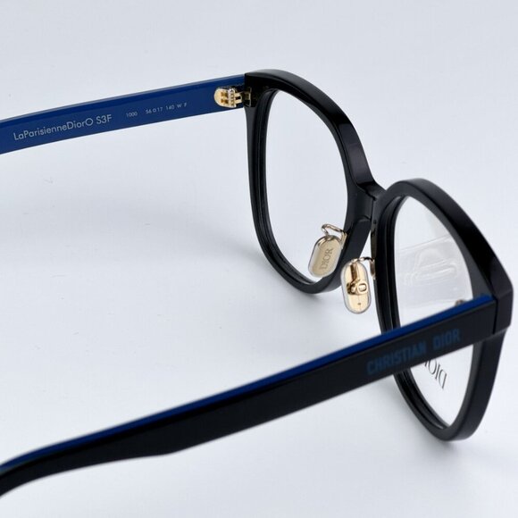Dior LAPARISIENNEDIORO S3F 1000 BRAND NEW Eyeglasses Black Blue Women Geometric - Picture 9 of 10